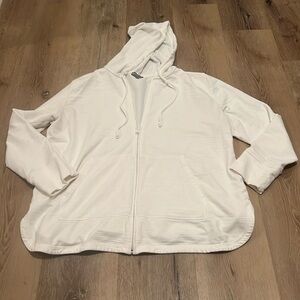 Talbots Hooded jacket White XL